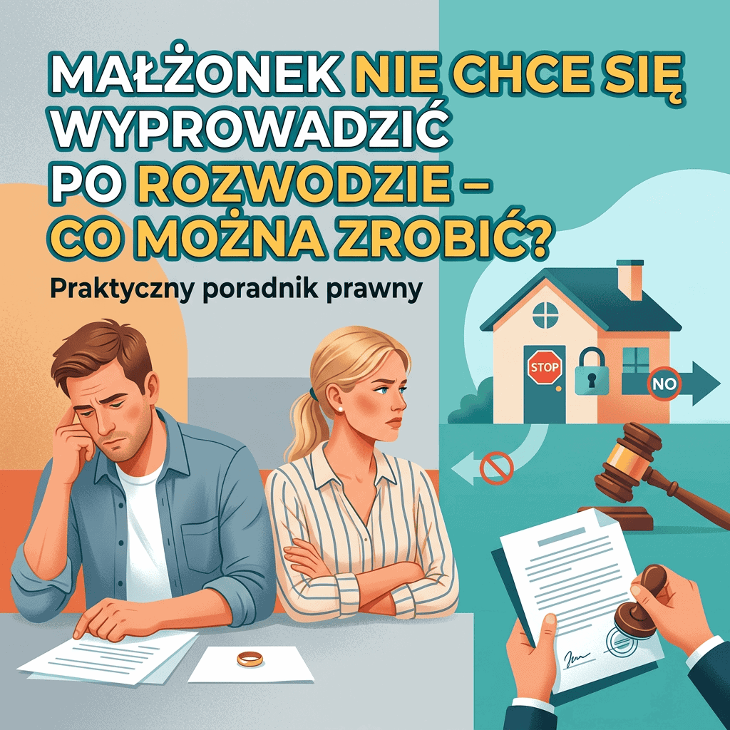 Małżonek nie chce się wyprowadzić po rozwodzie – co można zrobić? Praktyczny poradnik prawny