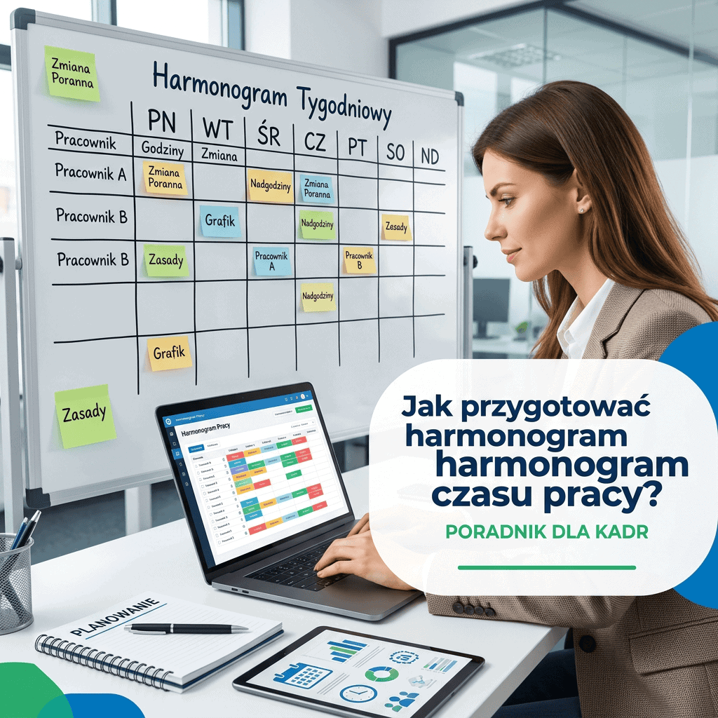 Jak przygotować harmonogram czasu pracy.