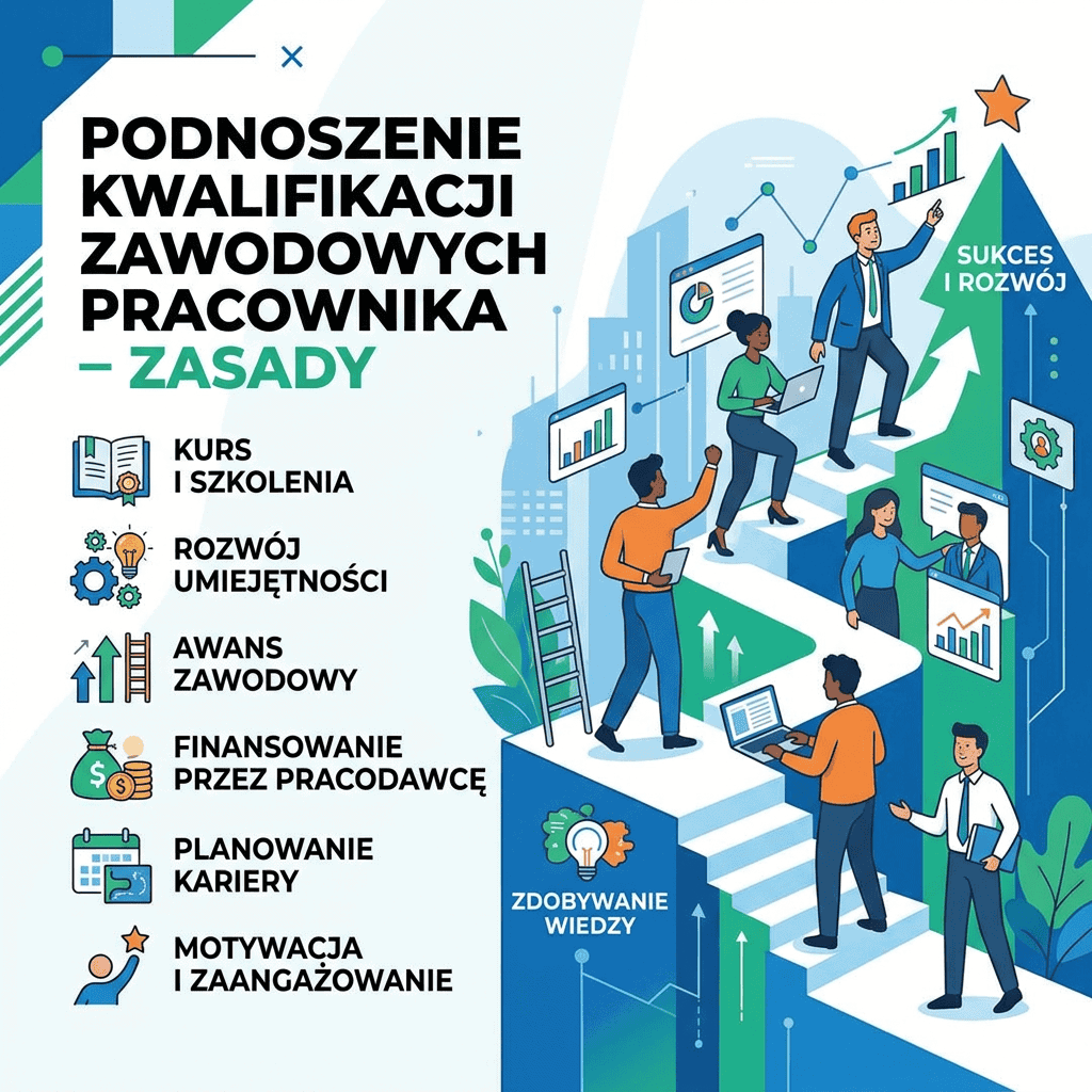 Podnoszenie kwalifikacji zawodowych pracownika – zasady