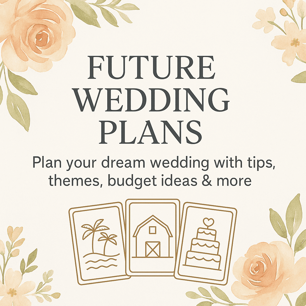 Future Wedding Plans: Your Guide to the Big Day & Beyond