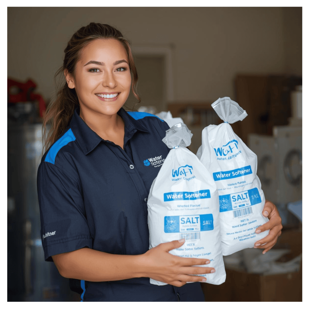 Water sfner salt delivery