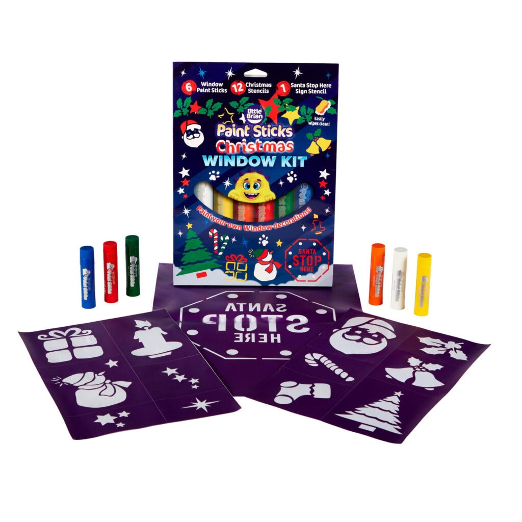 Little Brian's Paint Sticks Christmas Window Kit