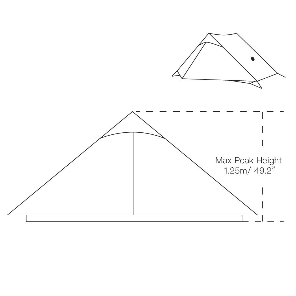 hauteur lanshan 2 : 125 cm