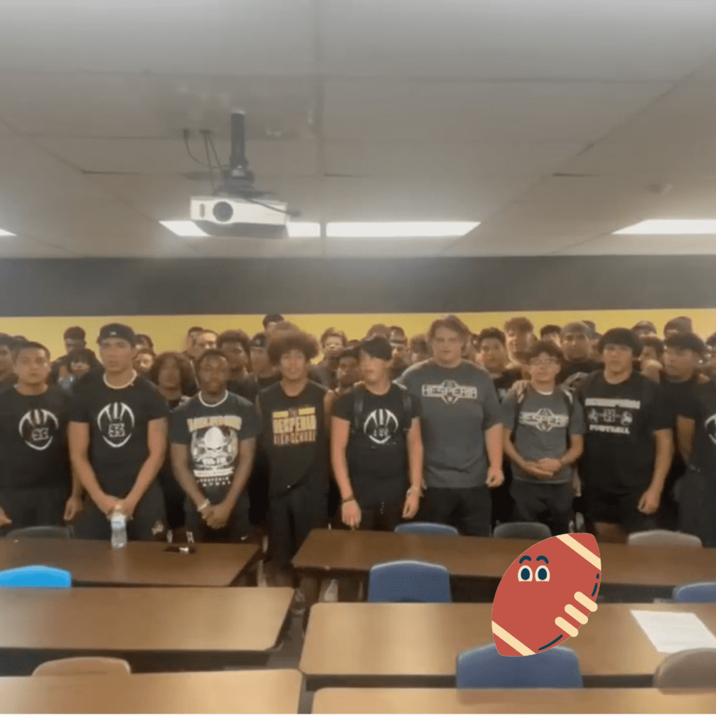 Hesperia football fundraiser
