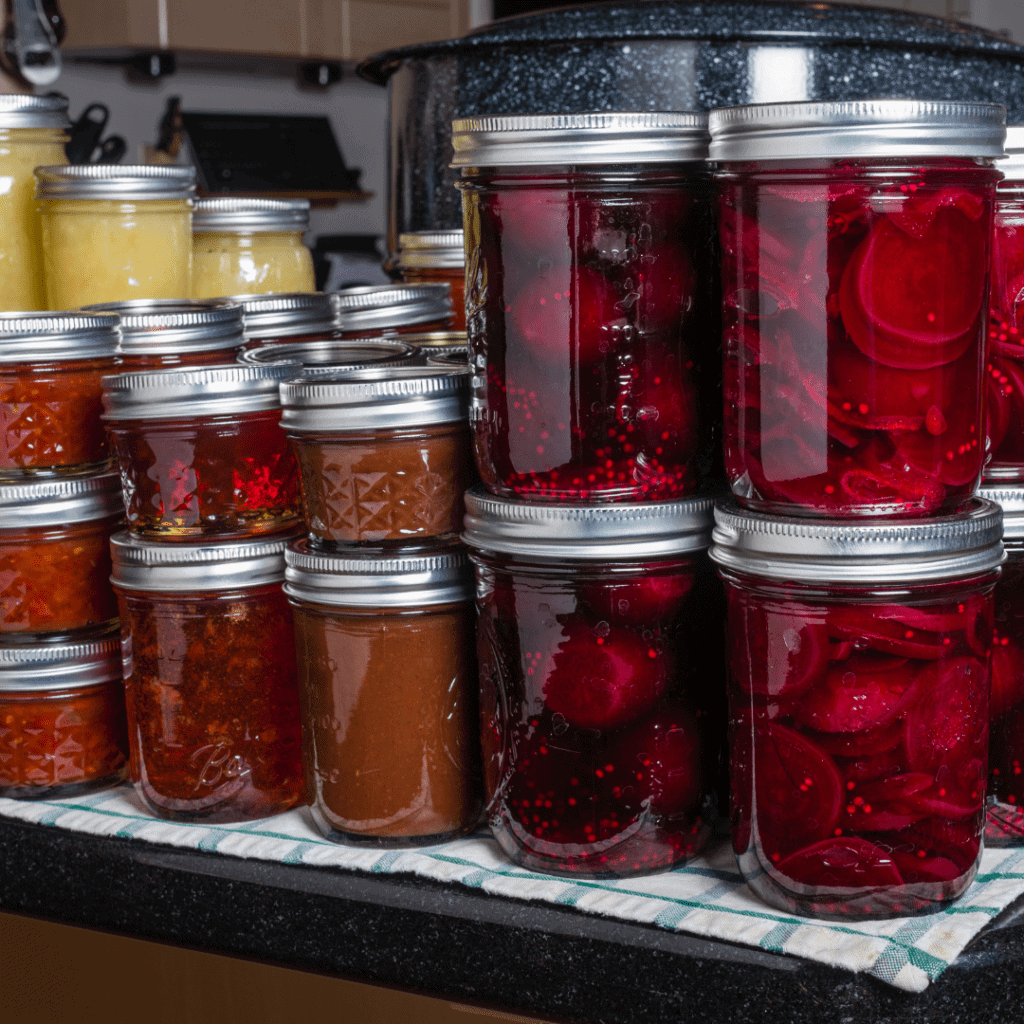 Image illustrating preserving a survival garden.