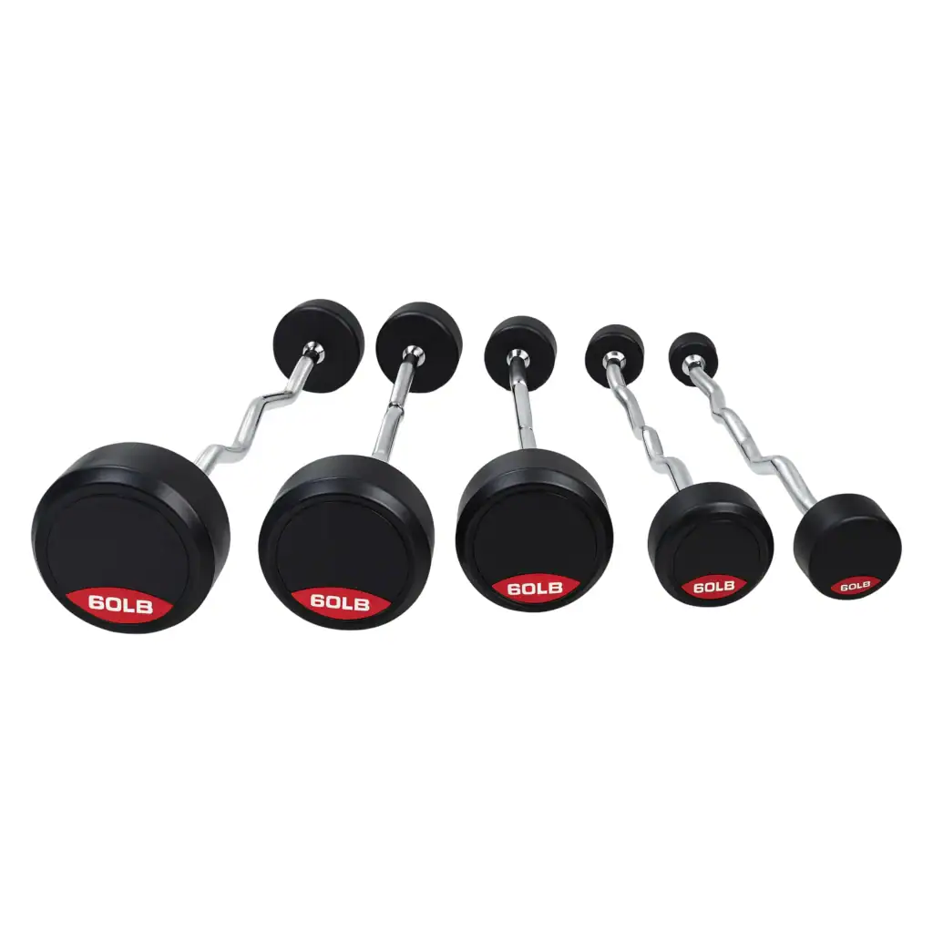 SET DE 5 BARRAS Z DE PESO FIJO (20 lbs – 60 lbs)