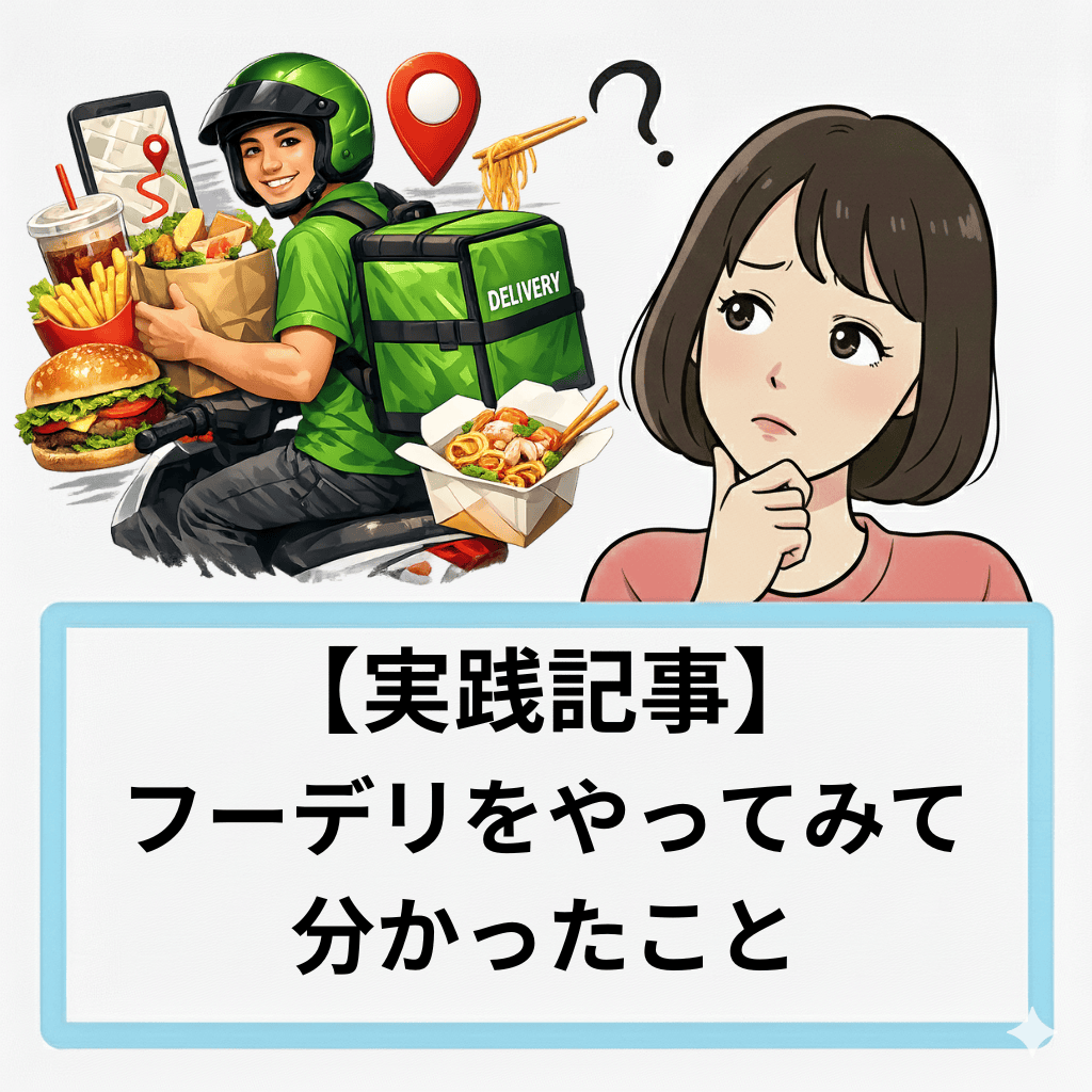 【実践記事】フードデリバリーって稼げるの？やって分かった安全な稼ぎ方と必要なもの