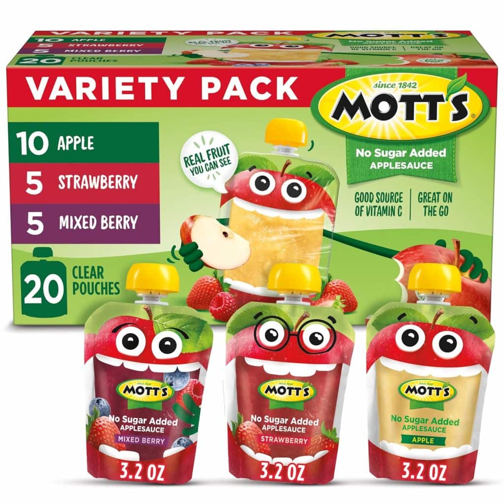 Mott's No Sugar Added Applesauce Variety Pack