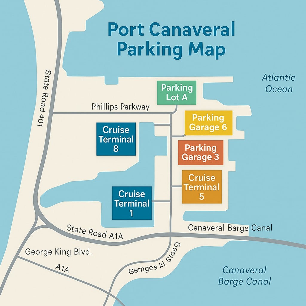 port canaveral map