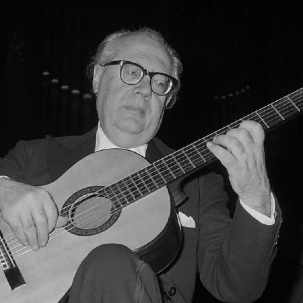 presentation andres segovia en 1962