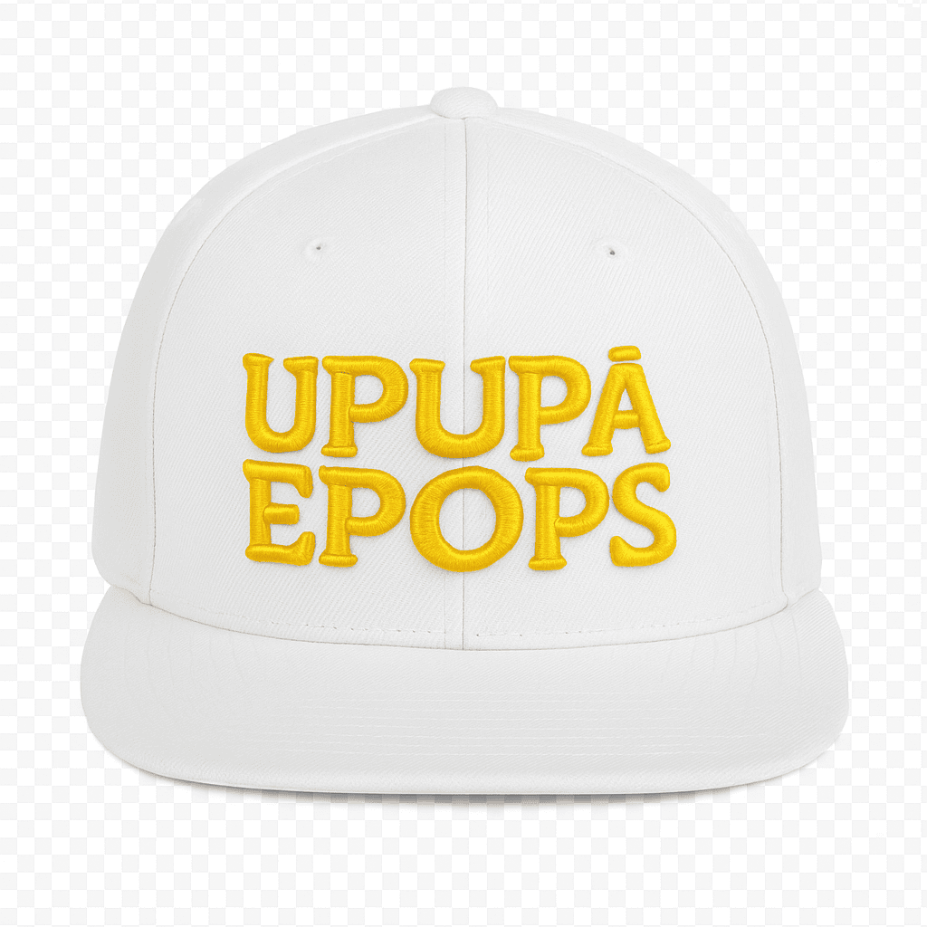 Off-White Cap (Gold Logo)