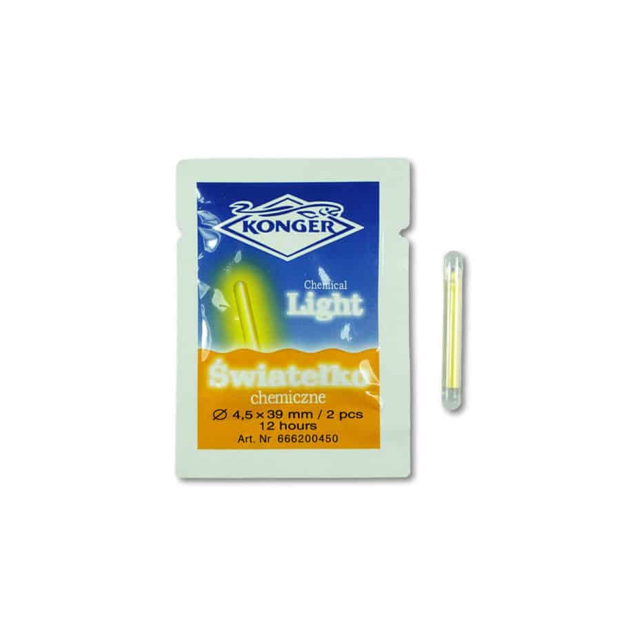 Konger Knicklichter 4,5mm Fluro-Grün