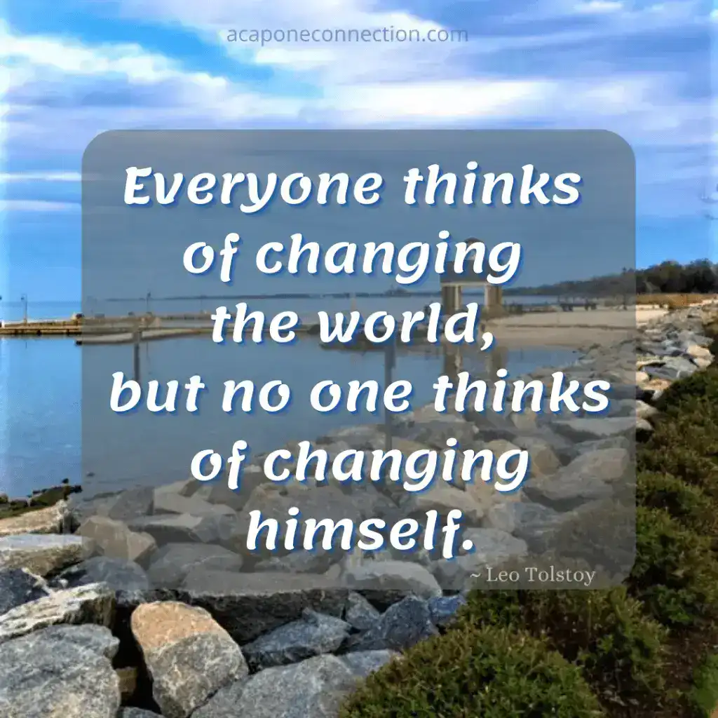 Inspirational Quote about changing the world