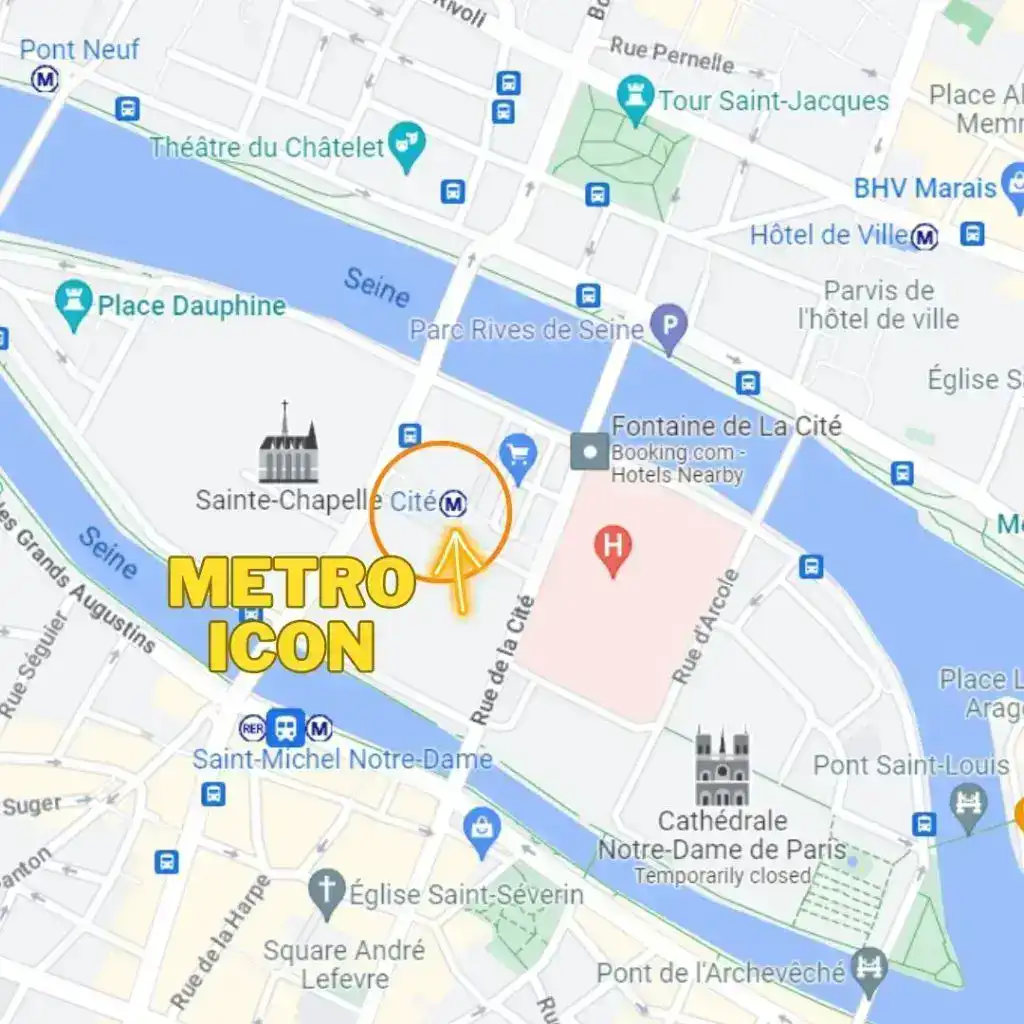 How to Use the Metro in Europe Google Map Metro Icon