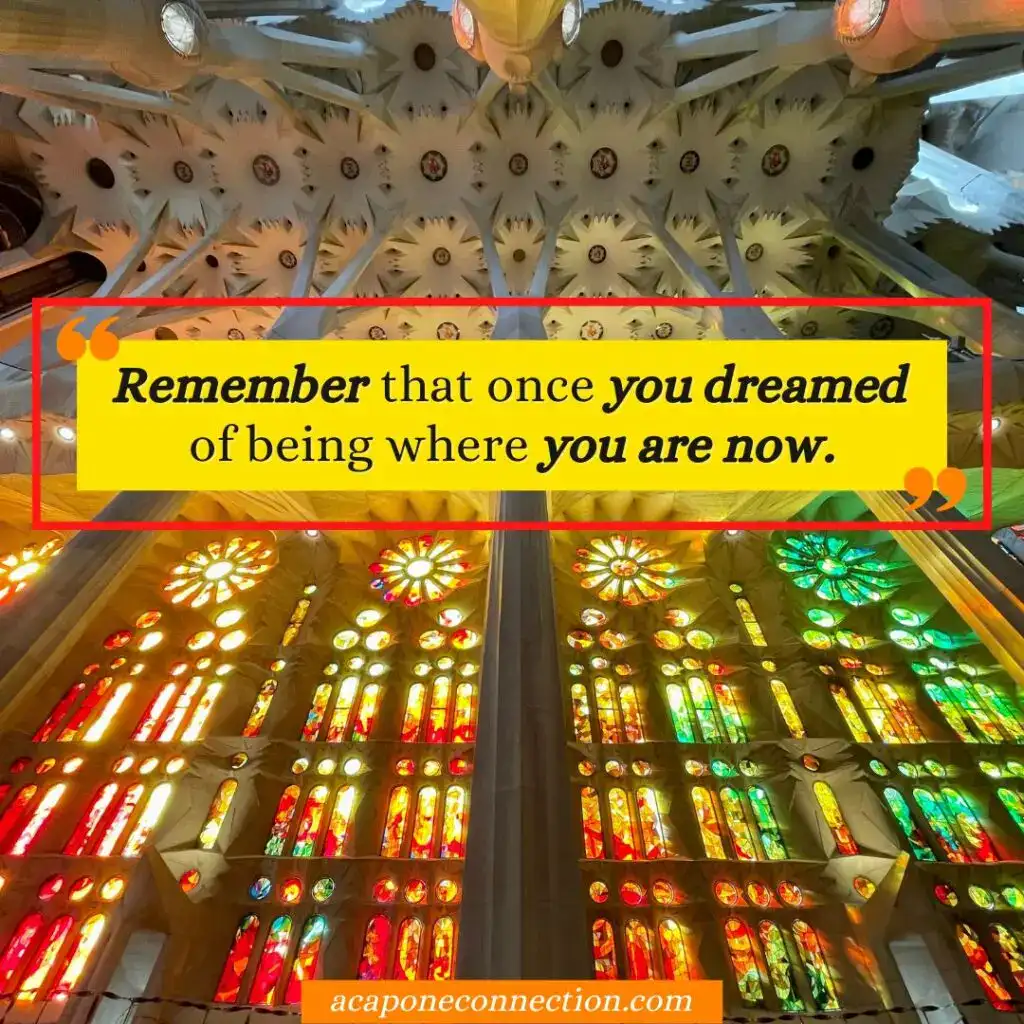 Travel Quotes Remember that Once You Dreamed of Where You are Now
