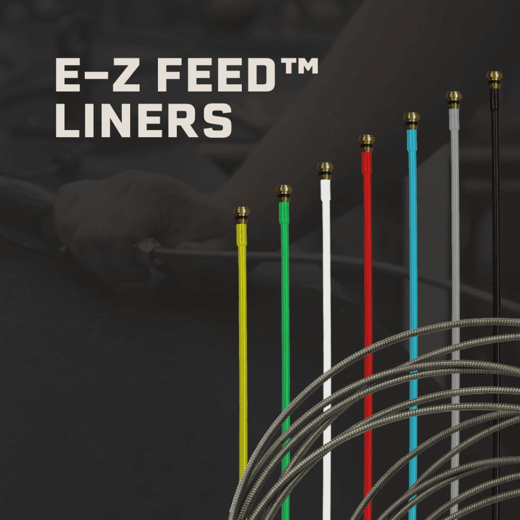 Boost welding consistency and reduce feeding issues with high-performance E-Z Feed Liners.