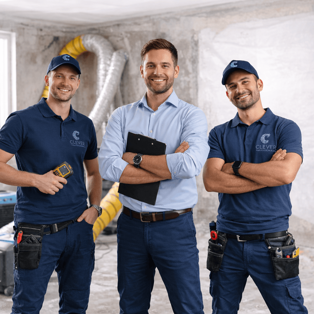 clever wasserschaden ueber uns