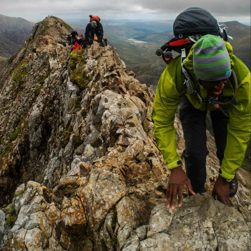 Scrambling | crib goch Snowdonia | Higher Climbing Wales