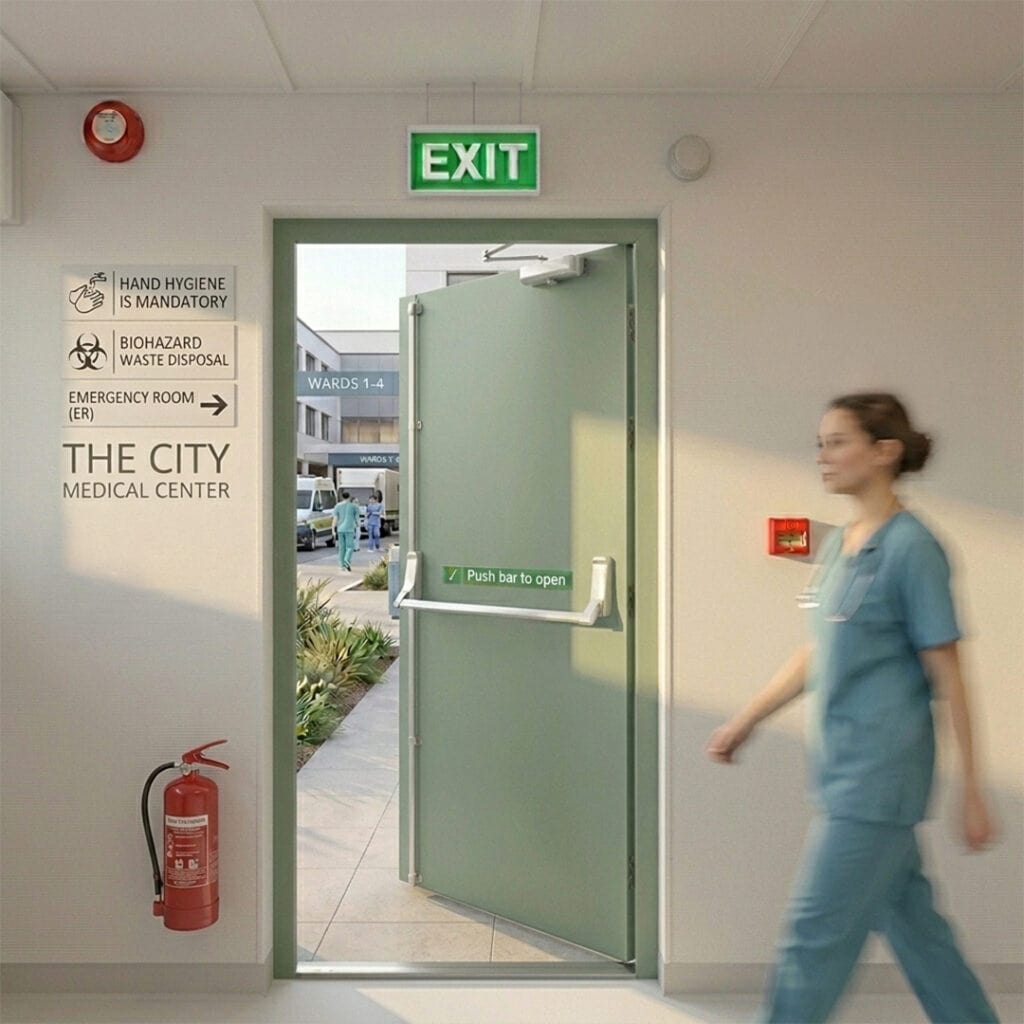 hospital fire doors
