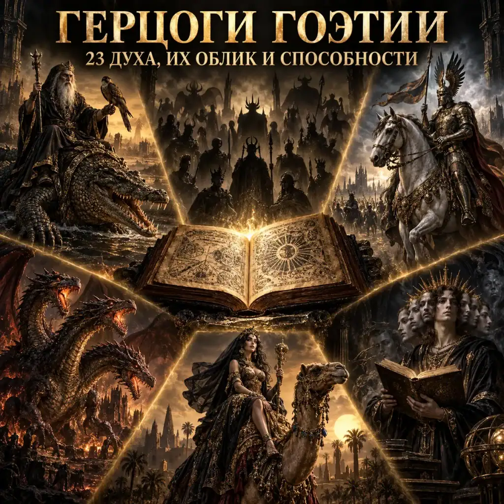 Герцоги Гоэтии 23 духа их облик и способности