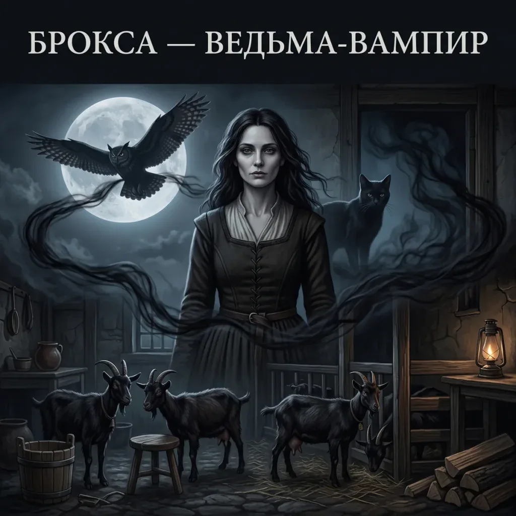 Брокса — ведьма-вампир в европейском фольклоре