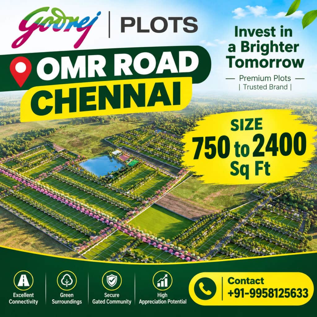 Godrej plots omr road photos news