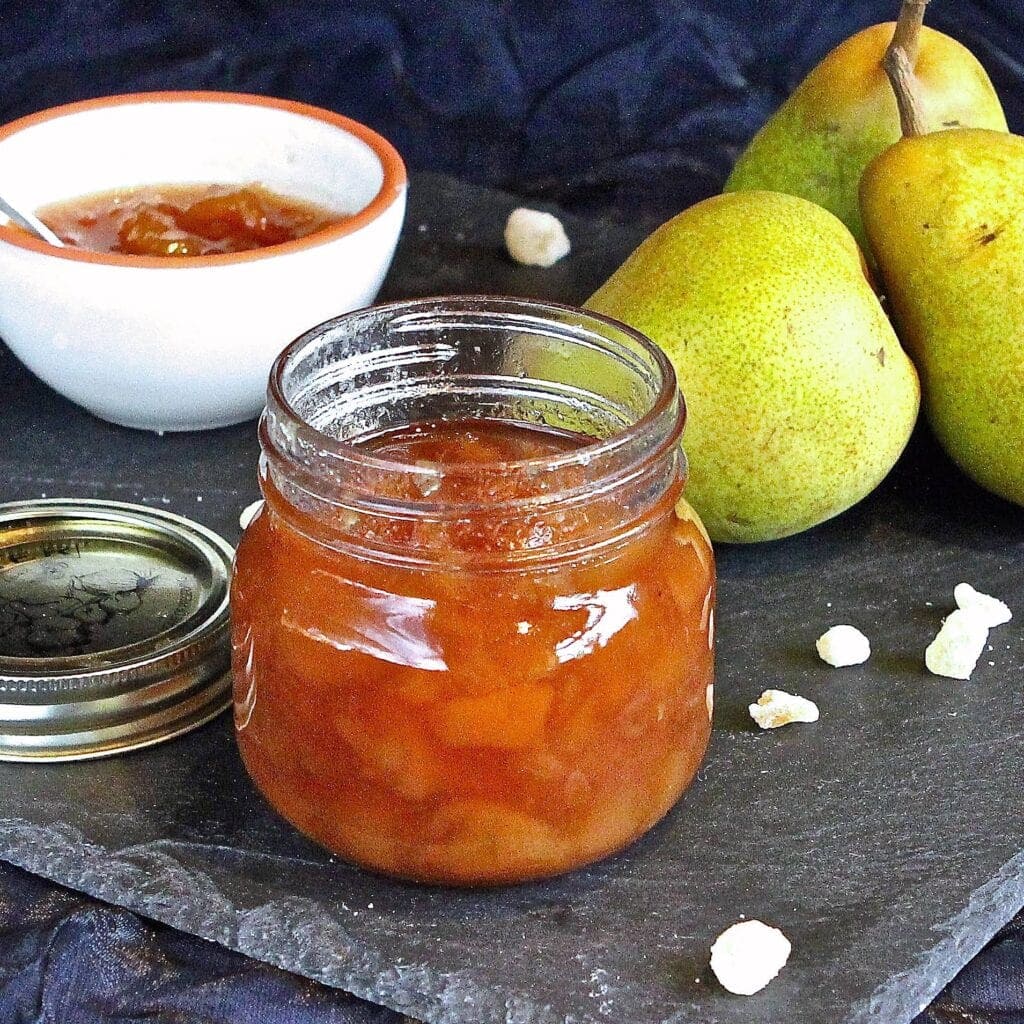 pear and ginger preserve