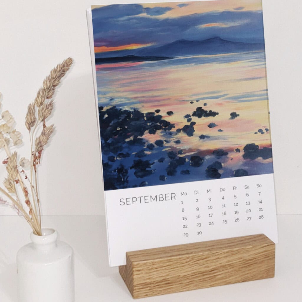 Kalender der Künstlerin Sonja Wythe
