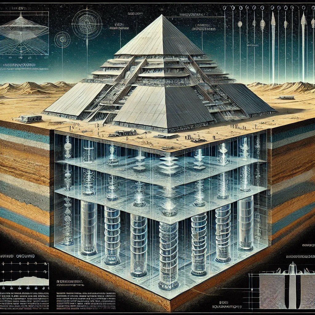 secrets cachés sous pyramides