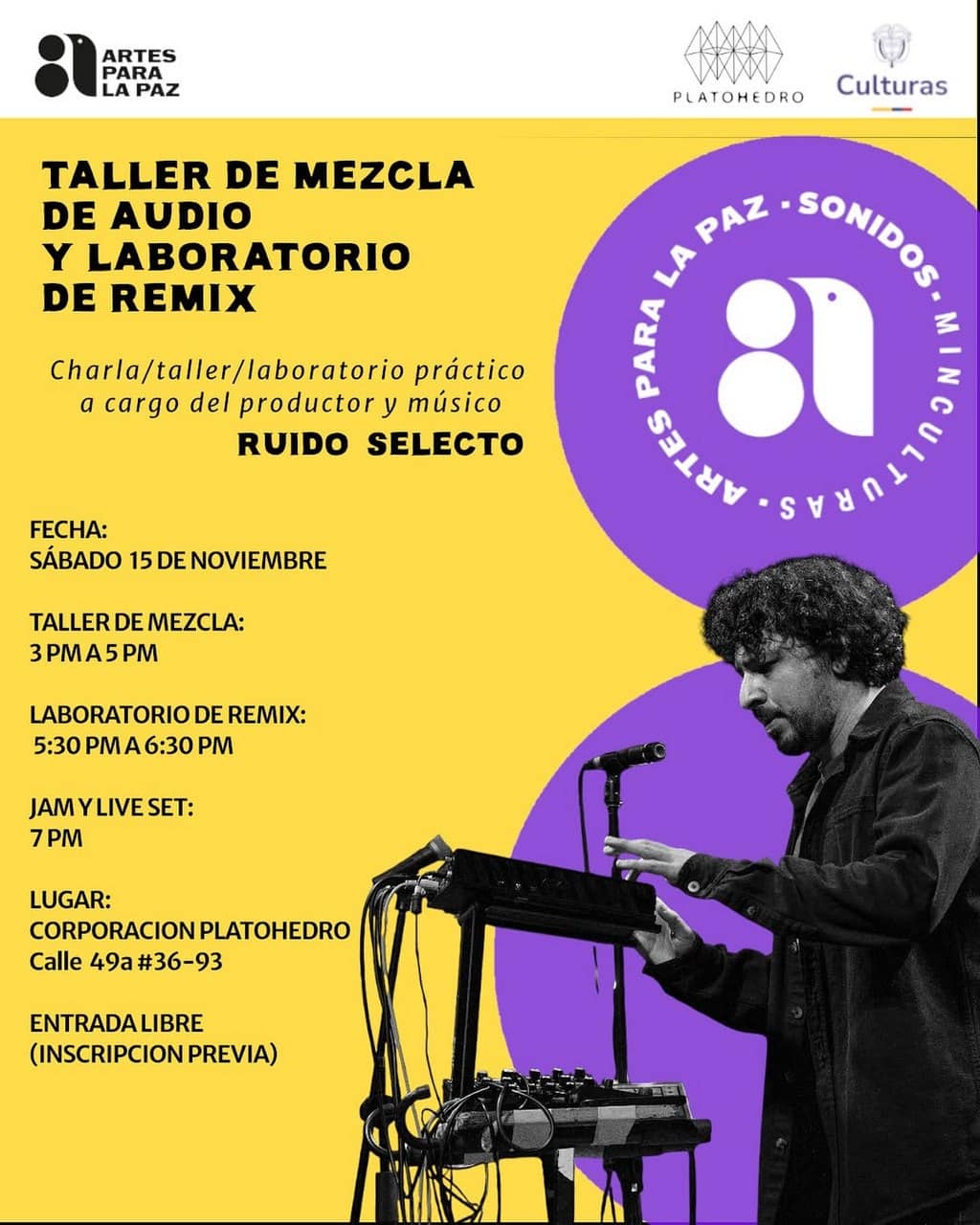 Taller de Mezcla de audio y laboratorio de remix