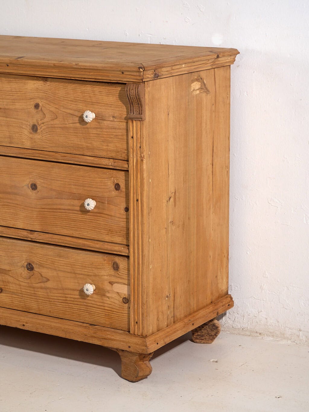 Commode ancienne en bois massif (c.1920) #89