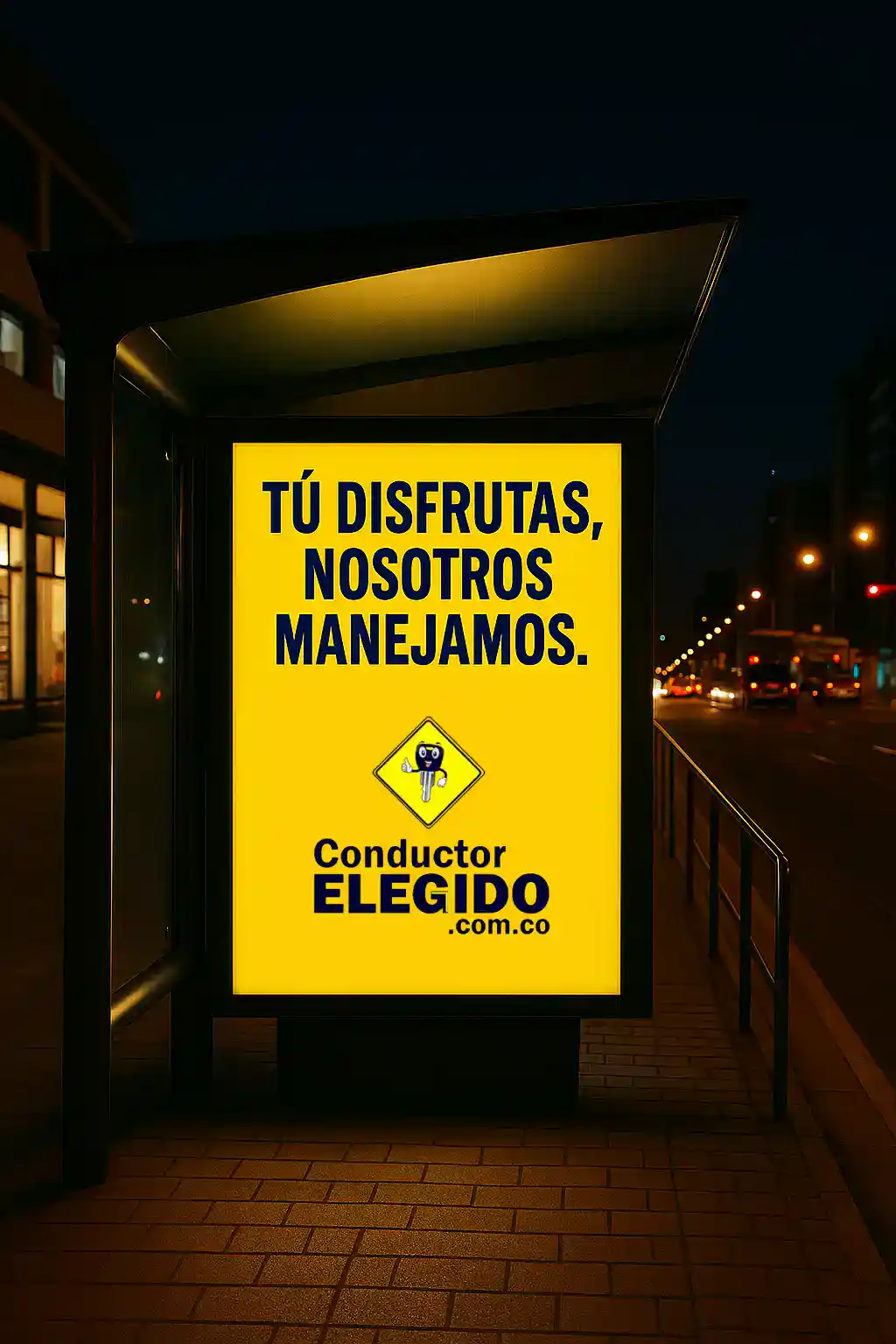 Valla disfruta nosostros manejamos conductor elegido