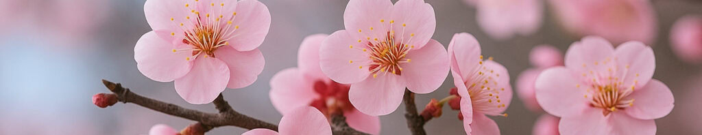 plum blossom in perfume