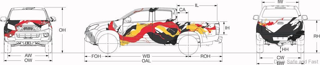 ISUZU_D-MAX_Line Drawing