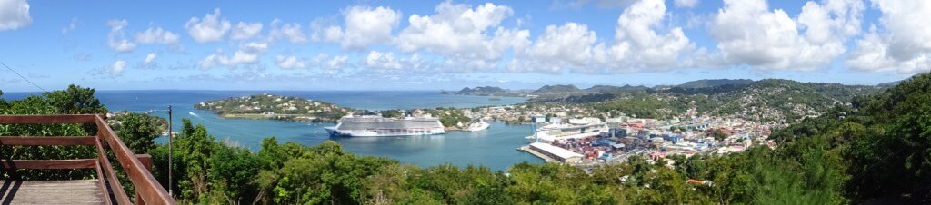 Der Hafen von St. Lucia