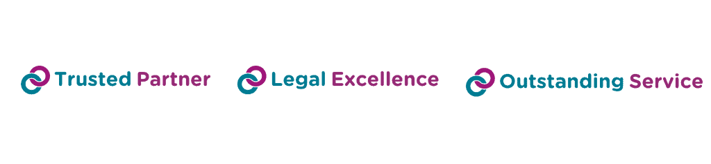 Trusted Partner, Legal Excellence, Outstanding Service logo