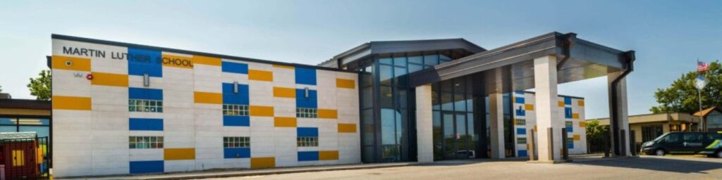 Martin Luther School building exterior - private Christian school serving EC through 8th grade in Joplin, Missouri
