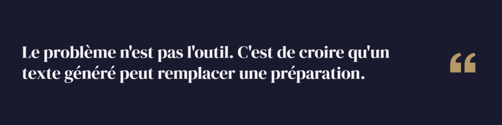 Prise de parole des dirigeants : pourquoi l&rsquo;IA mal utilisée détruit la confiance