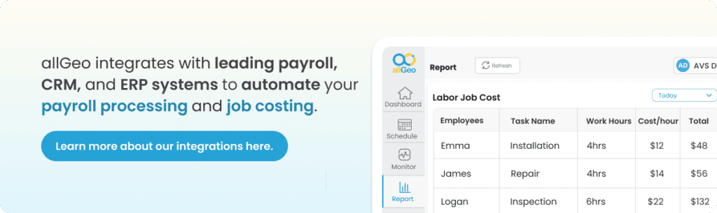 Payroll integration benefits for semi-monthly and biweekly payroll schedules.