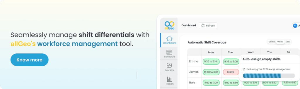 allGeo for third shift hours workforce management