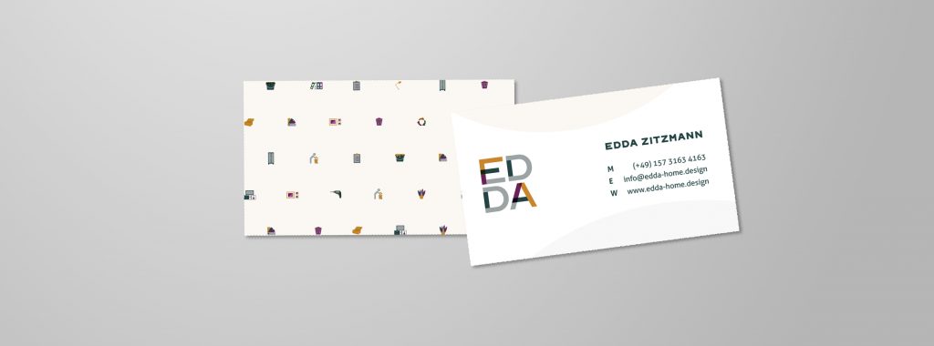 Visitenkarten EDDA-home.design