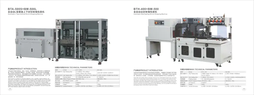 SunAura Machinery packaging equipment display - automatic packaging line for industrial application