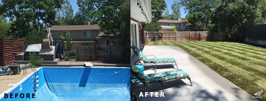 swimming pool demolition