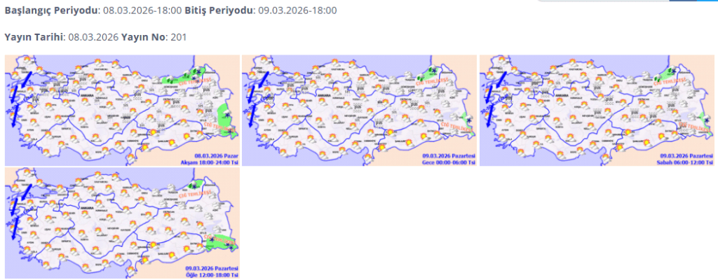 Hava Durumunda Önemli Gelişmeler