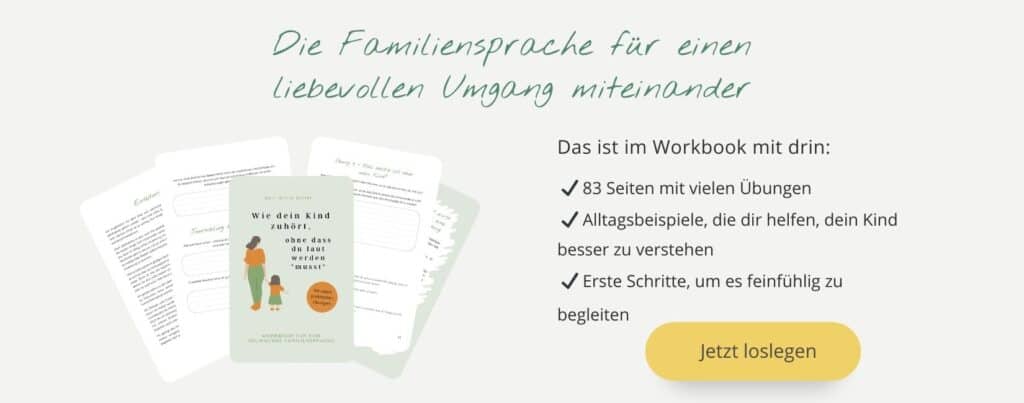 Bild vom Buch: Familiensprache Banner, Buch, Workbook zur funktionierenden einfühlsamen Familiensprache