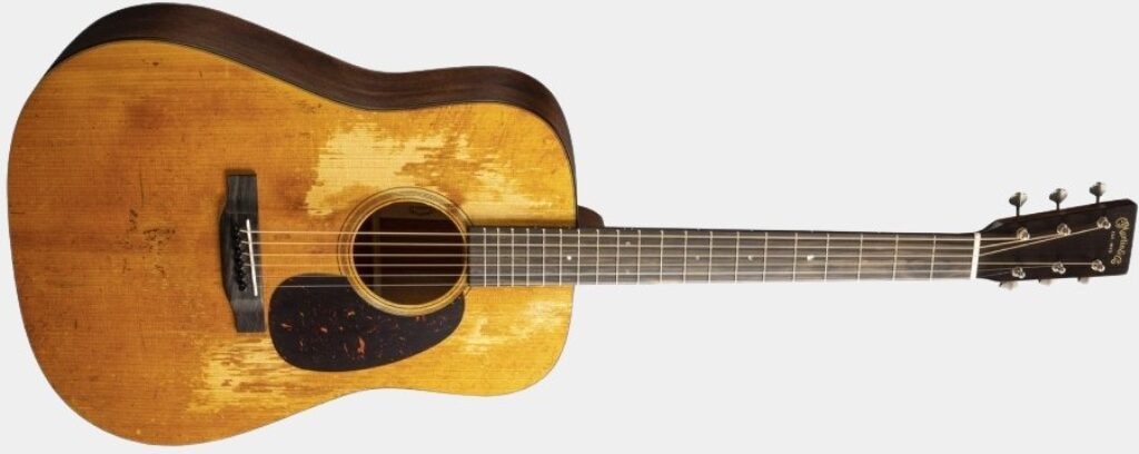 Présentation de la guitare acoustique Martin D-18 vintage