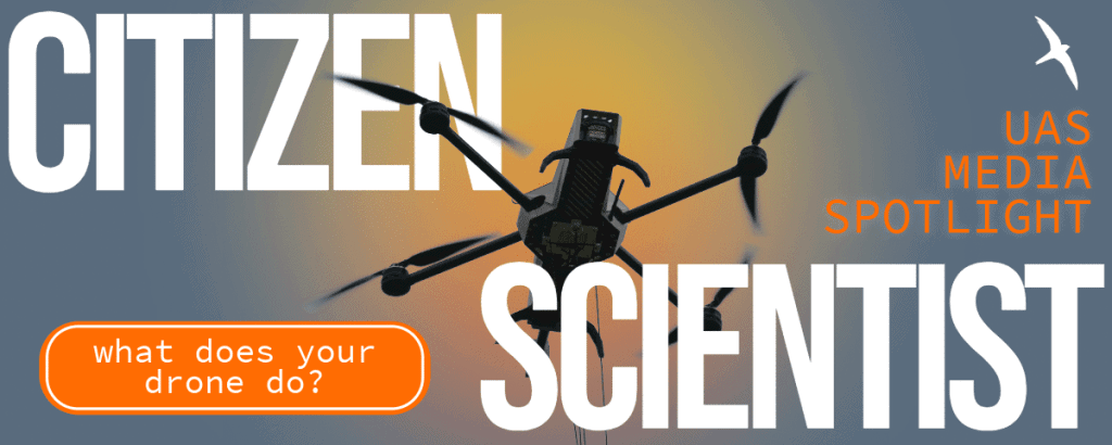 Citizen scientists participating in a Black Swift Technologies UAS flight mission.