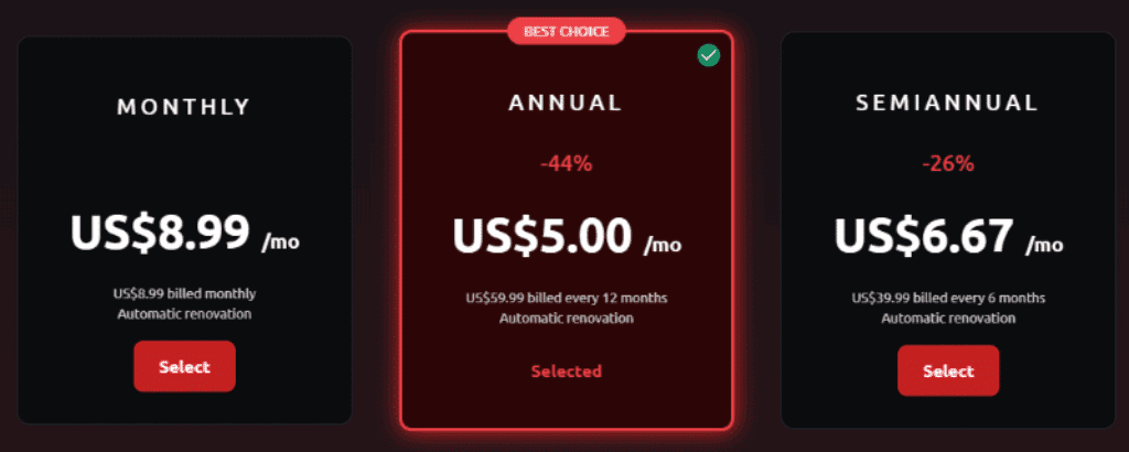 ExitLag's Flexible Pricing Plans