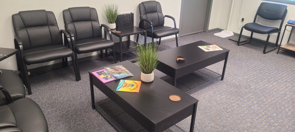 Valiant Mental Health, office waiting room