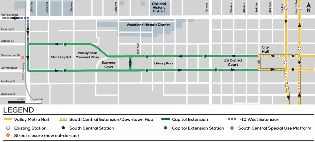 Phoenix Capitol Rail Extension